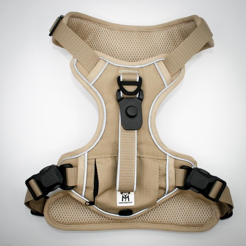 Dog harness medium - –, tan